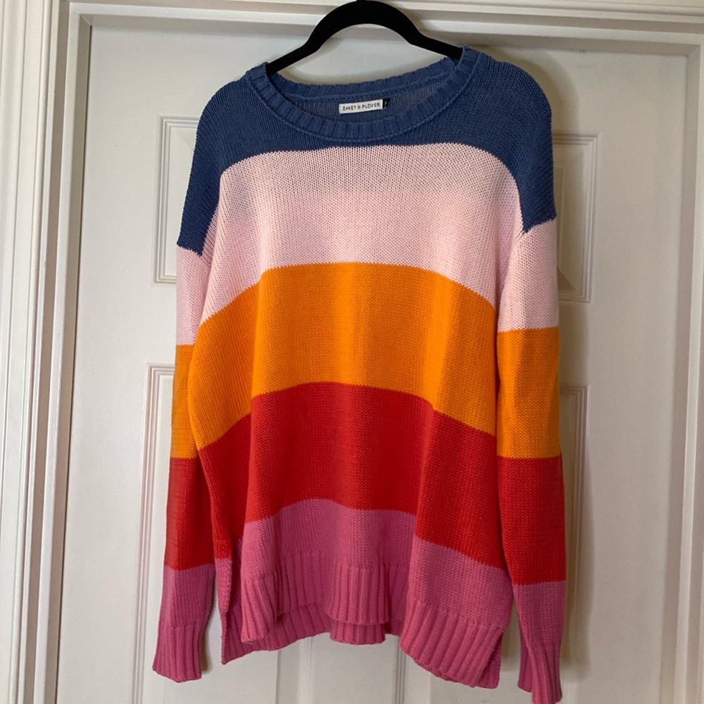 Zaket & Plover striped sweater size S